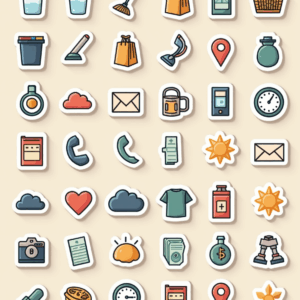 Journal Stickers - Sheet v3